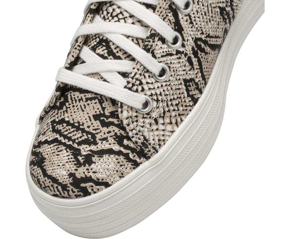 Keds Womens Sneakers White/Black - Triple Kick Snake - 897OBWQZI